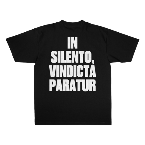 Silento Statement Black Tee