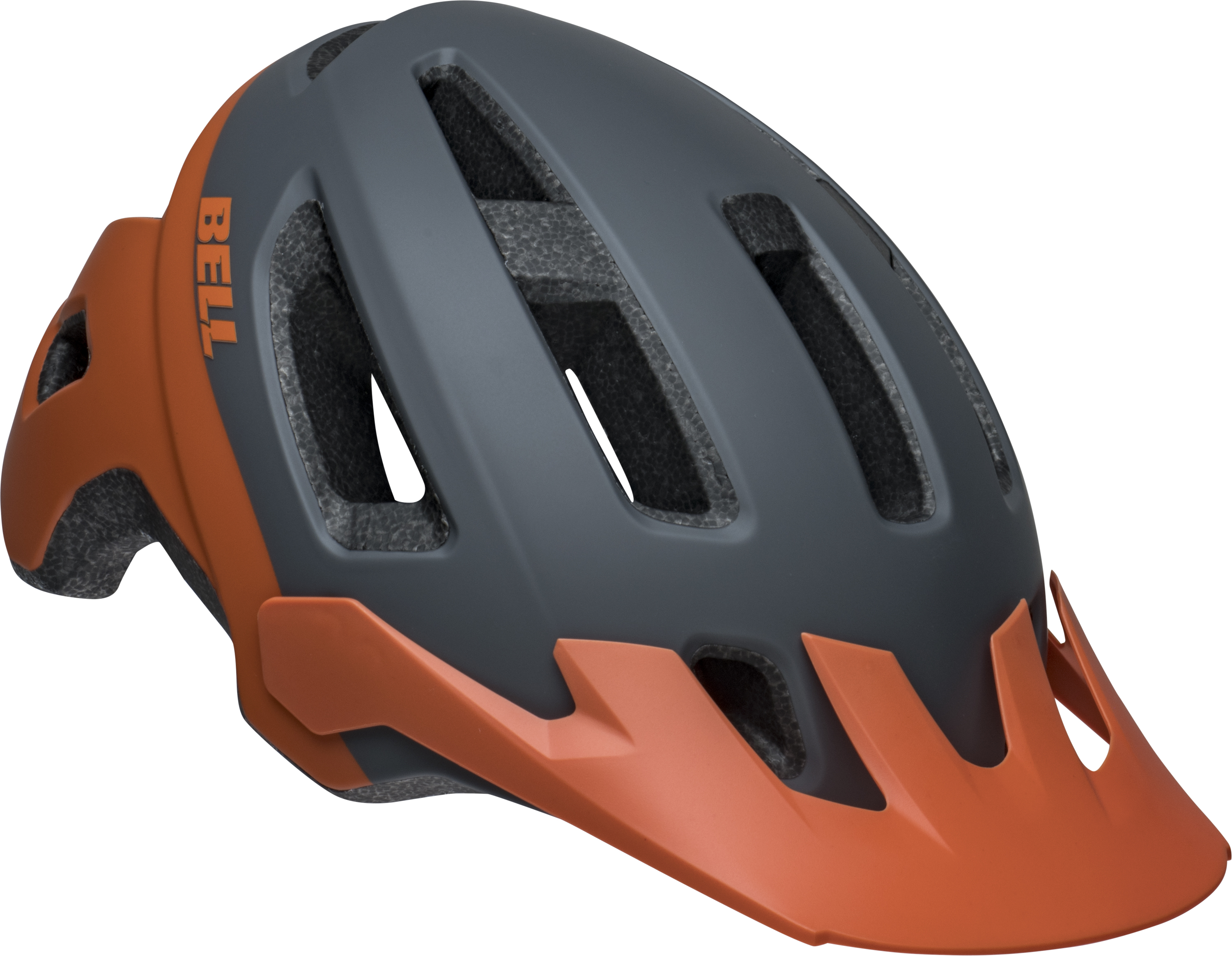 Bell - Soquel Helmet for Bike and Scooter - Youth - BATTLESHIP NARDO/BURNT ORANGE